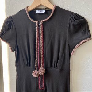 Moschino Cheap and Chic Vintage Inspired Wool Dress